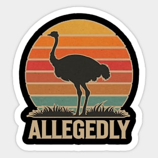 ALLEGEDLY Sticker